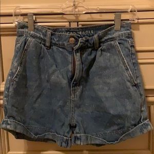 american eagle vintage faded mom shorts